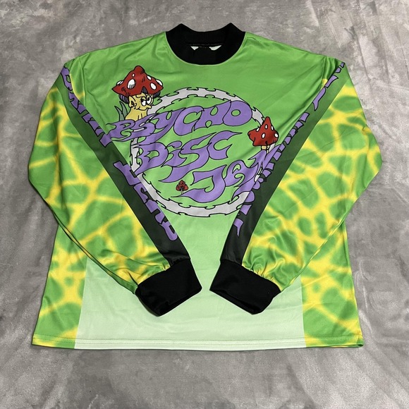 Brain Dead Other - Brain Dead Shirt Mens Large Long Sleeve Psycho Disc Jam Mountain Dew Jersey